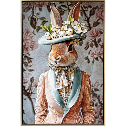 Classy Living Dapper Garden, Antique Gold/Blush/Brown/Cream/Light Blue