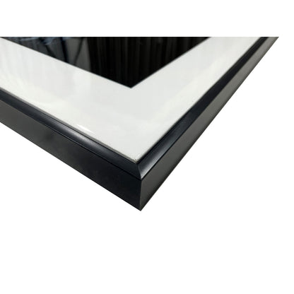 Classy Living Untamed Midnight Stalker 32"x24" Gloss, Black/White/Gold