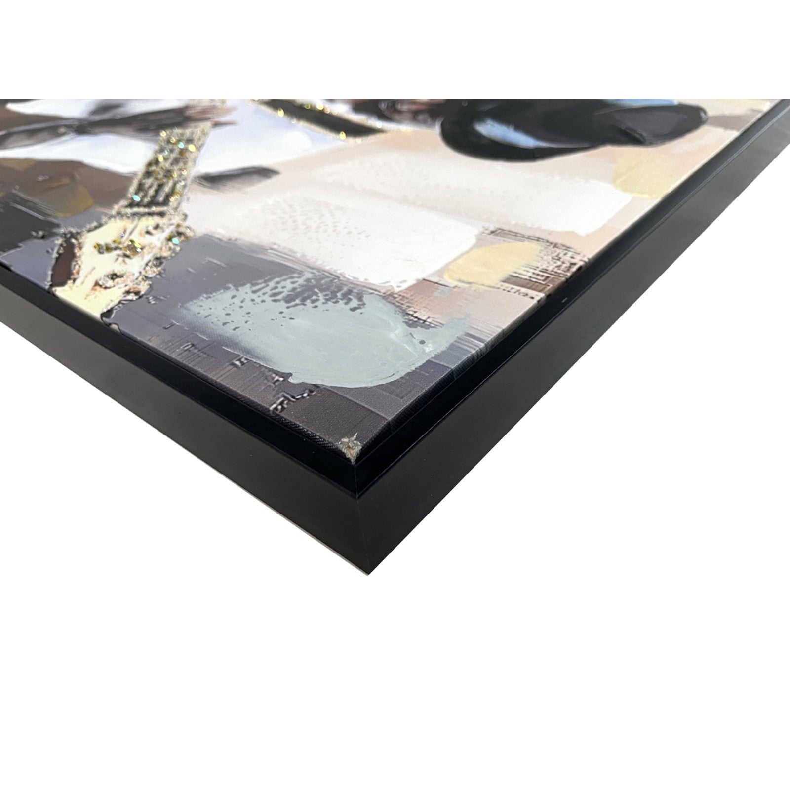 Classy Living Classic Midnight Riff II 36"x24", Black/Cream/Taupe/Gold