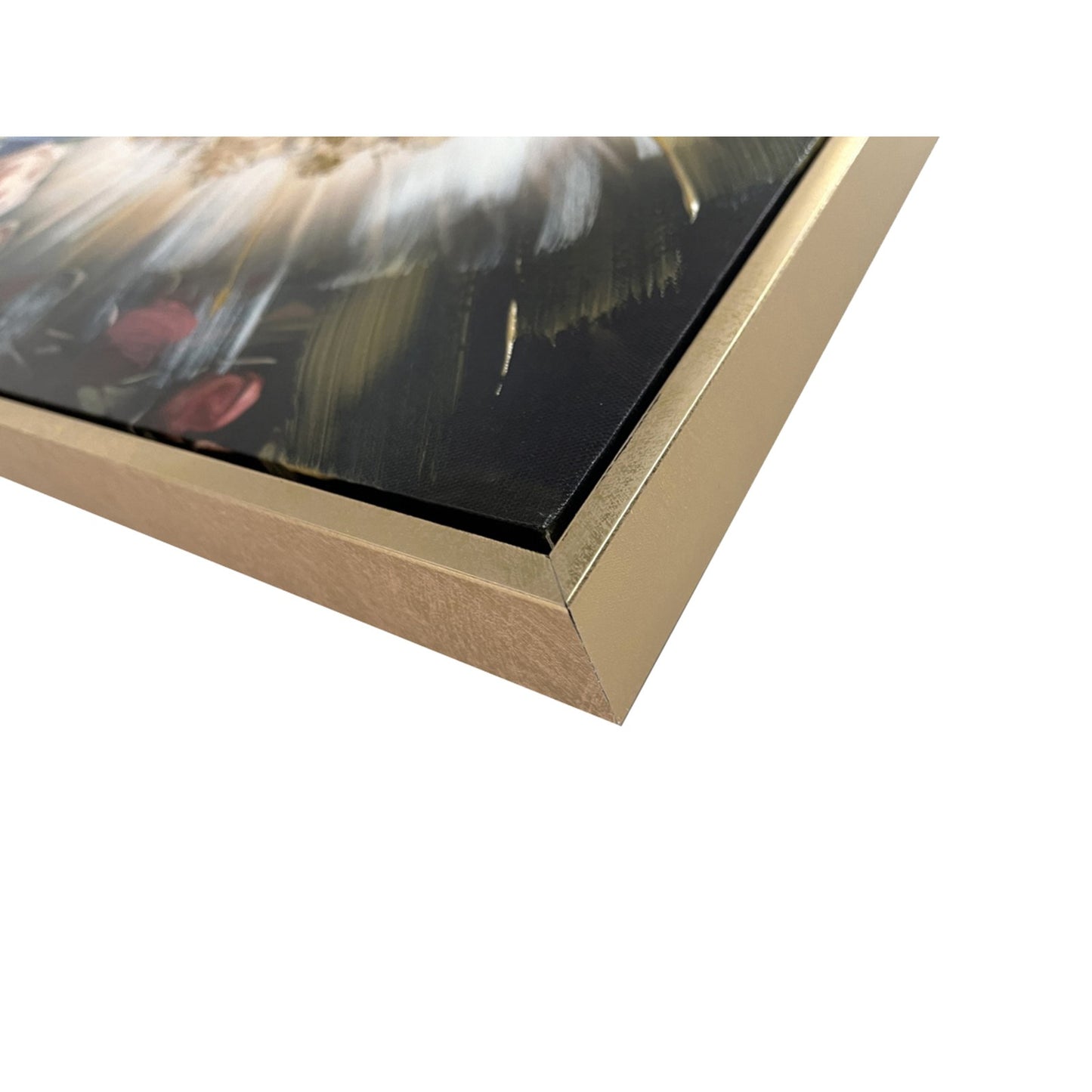 Classy Living Benevolent Sacred Bloom 36"x24", Blue/Ivory/Gold/Black