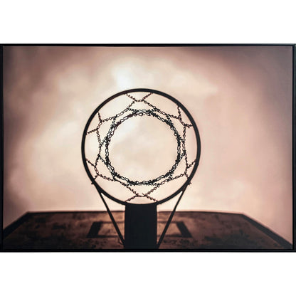 Classy Living Unstoppable Backboard Glow 28"x40" Canvas, Black/Sepia