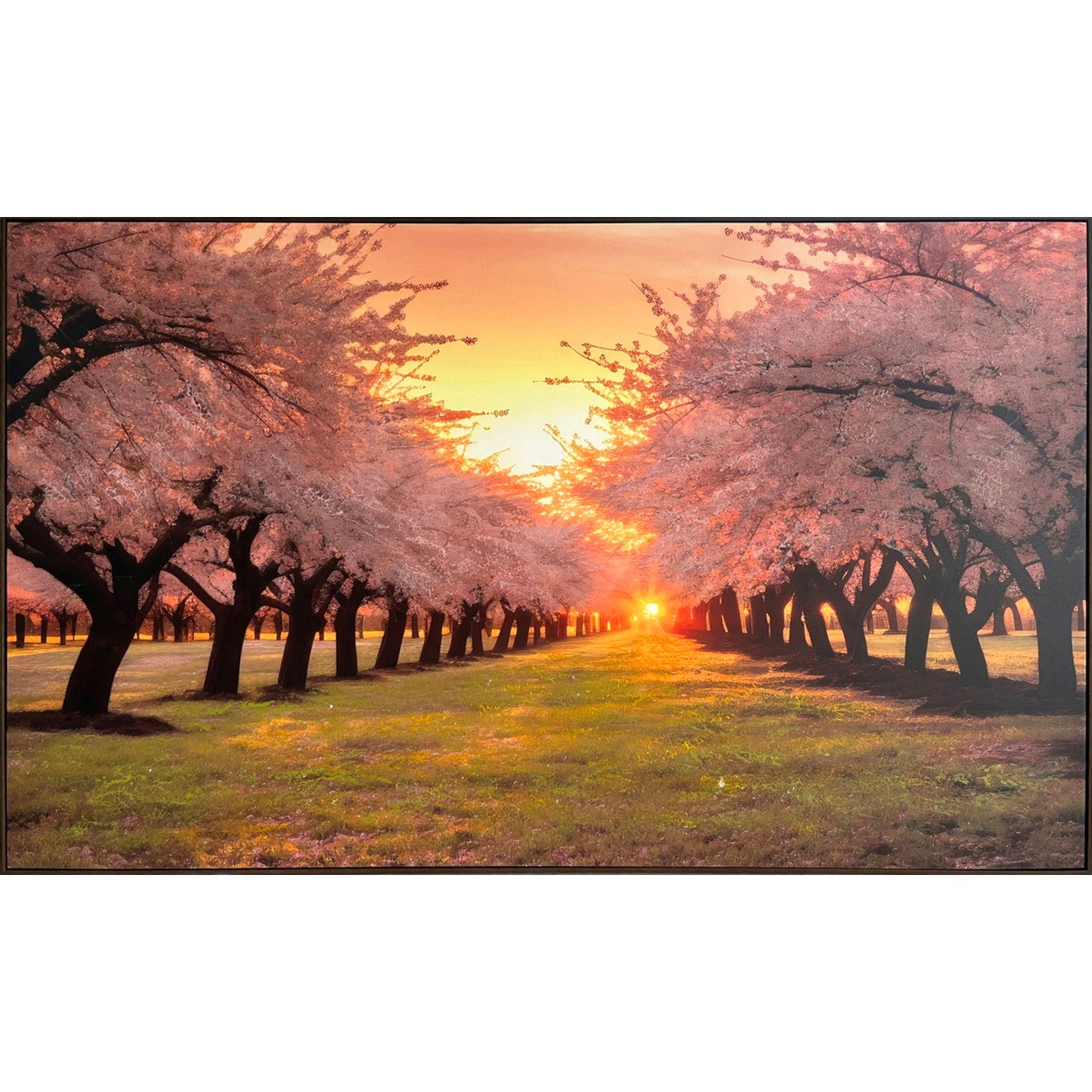 Classy Living Enchanting Blush Orchard 36"x60", Pink/Gold/Brown