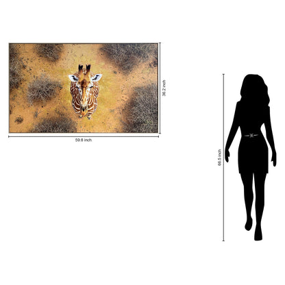 Classy Living Untamed Savanna Gaze 36"x60", Brown/Tan/Black/Ivory