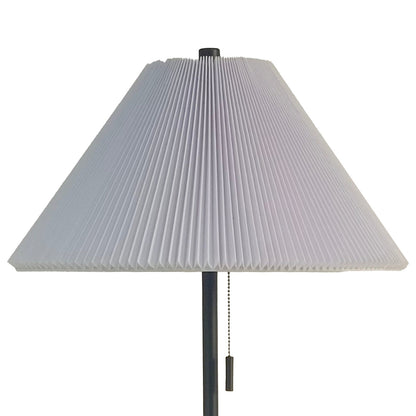 Classy Living Conical Oasis 62"x19" Metal Floor Lamp, Black, Matte Black