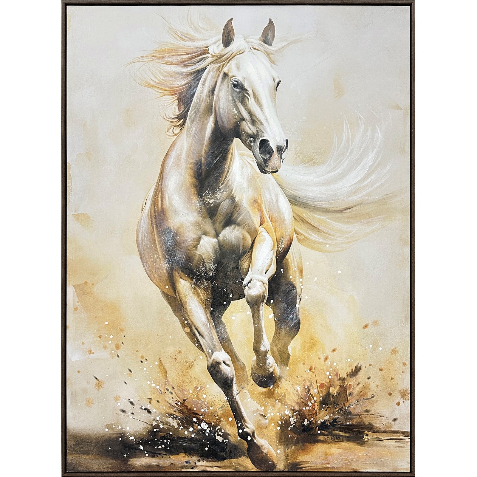 Classy Living Wild Hearted Ivory, Ivory/Beige/Taupe/Brown/Black