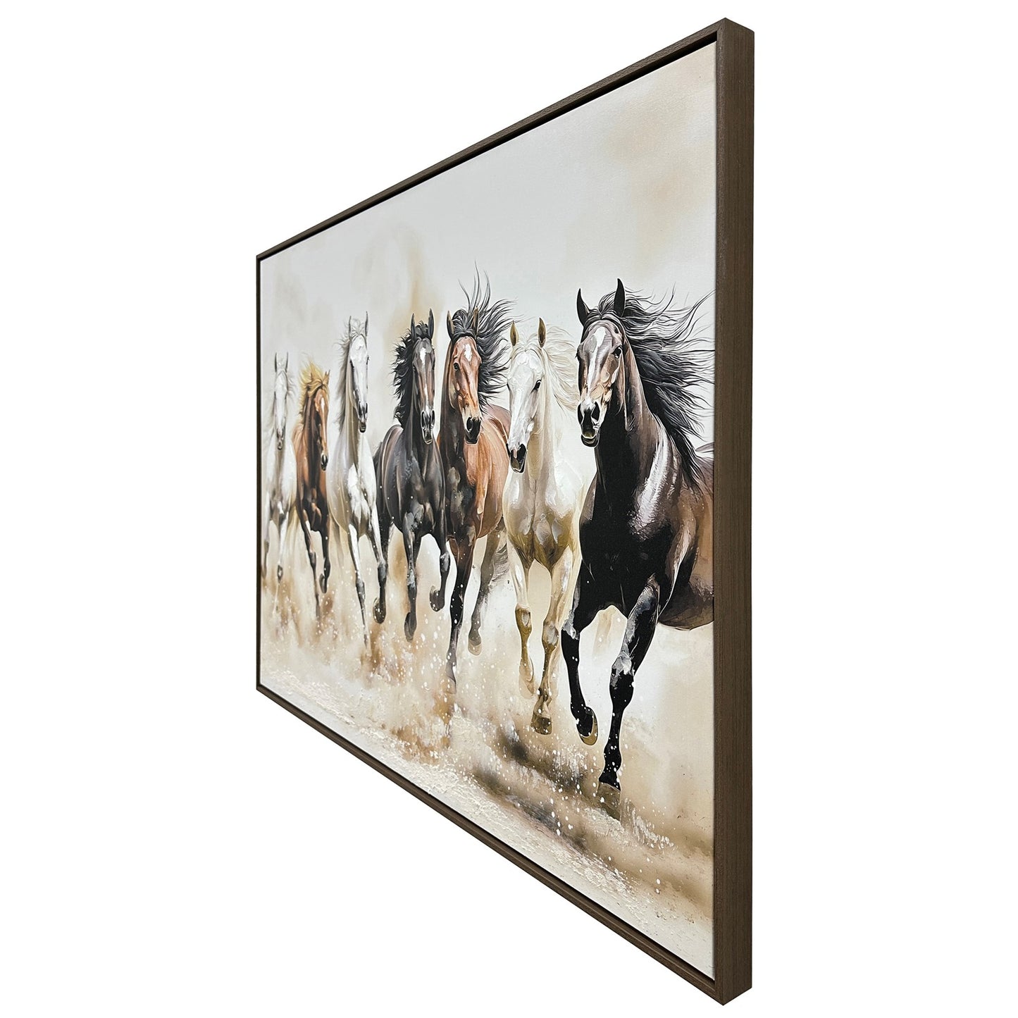 Classy Living Wild Hearted Thundering Herd 30"x39", Brown/Brz