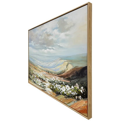 Classy Living Resilient, Light Natural Wood/Blue-Gray/Cream/Sage/Tan