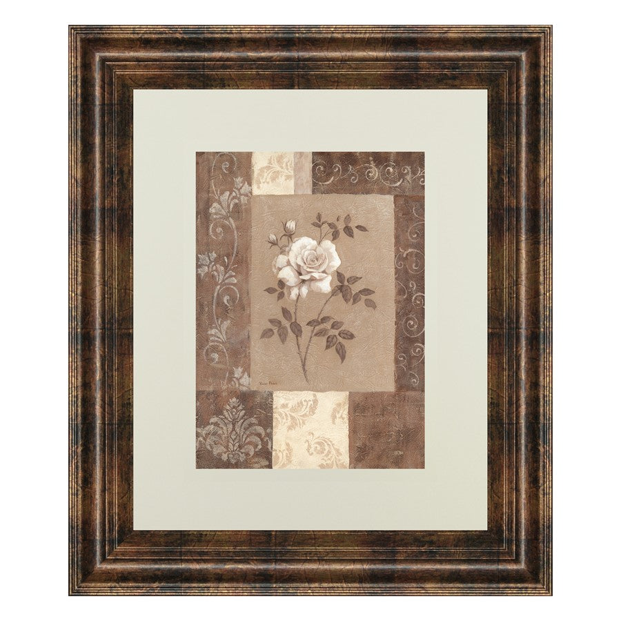 Classy Living Timeless Rose 34x40in Wall Art | Transitional Multicolor Paper Framed Art | Living Room, Bedroom & Office Decor | 34 x 40 x 1 | Model DM2171