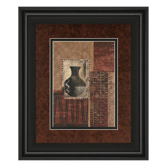 Classy Living Artifact Revival I 34x40in Wall Art | Contemporary Midnight Aura MDF Frame, Paper & Glass | Living Room & Office Decor | 34 x | Model DM5135