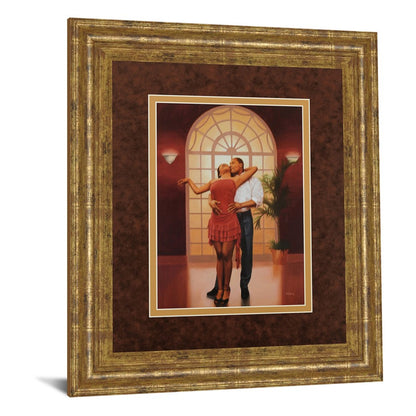 Classy Living Heavenly Arch 34x40in Framed Wall Art | Contemporary Gilded Radiance MDF Frame with Paper Print | Living Room & Bedroom Love | Model DM5138