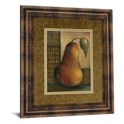 Classy Living Peralicous I Wall Art Double Mat 34x40 | Contemporary Dark Chocolate MDF Frame and Paper Art | Living Room & Dining Room | Model DM5169