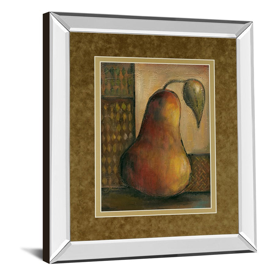 Classy Living Peralicous I 34x40in Wall Art | Contemporary Mirrored Frame with Abstract Pear Art | Living Room & Office Decor | 34 x 40 x | Model DM5169MF