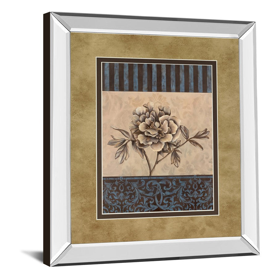 Classy Living Rose Refined I 34x40 Wall Art | Contemporary Mirrored Frame | Living Room & Bedroom Decor | 34 x 40 x 3 in | Model DM5215MF