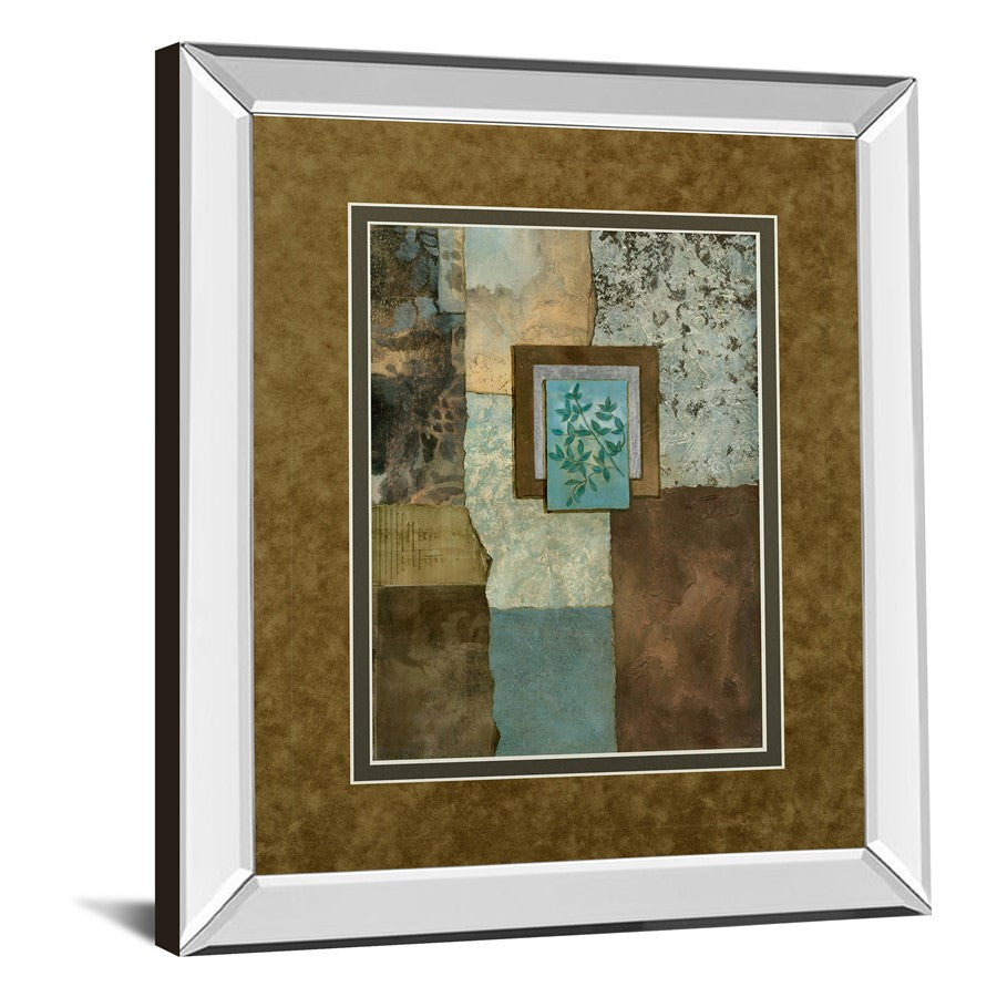 Classy Living Botanical Harmony 34x40in Wall Art | Contemporary Mirrored Frame & Botanical Print | Living Room & Office Decor | 34 x 40 x | Model DM5217MF