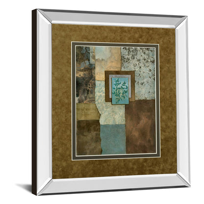 Classy Living Botanical Harmony 34x40in Wall Art | Contemporary Mirrored Frame & Botanical Print | Living Room & Office Decor | 34 x 40 x | Model DM5217MF