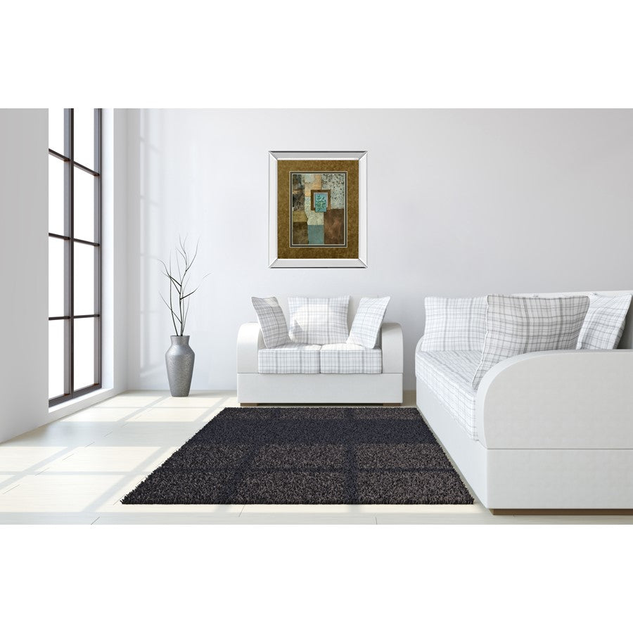 Classy Living Botanical Harmony 34x40in Wall Art | Contemporary Mirrored Frame & Botanical Print | Living Room & Office Decor | 34 x 40 x | Model DM5217MF