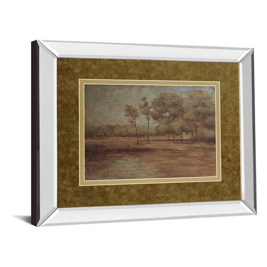 Classy Living Woodland Solitude 40x34in Wall Art | Contemporary Mirrored Frame Landscape | Living Room & Office Decor | 40 x 34 x 3 in | Model DM5227MF