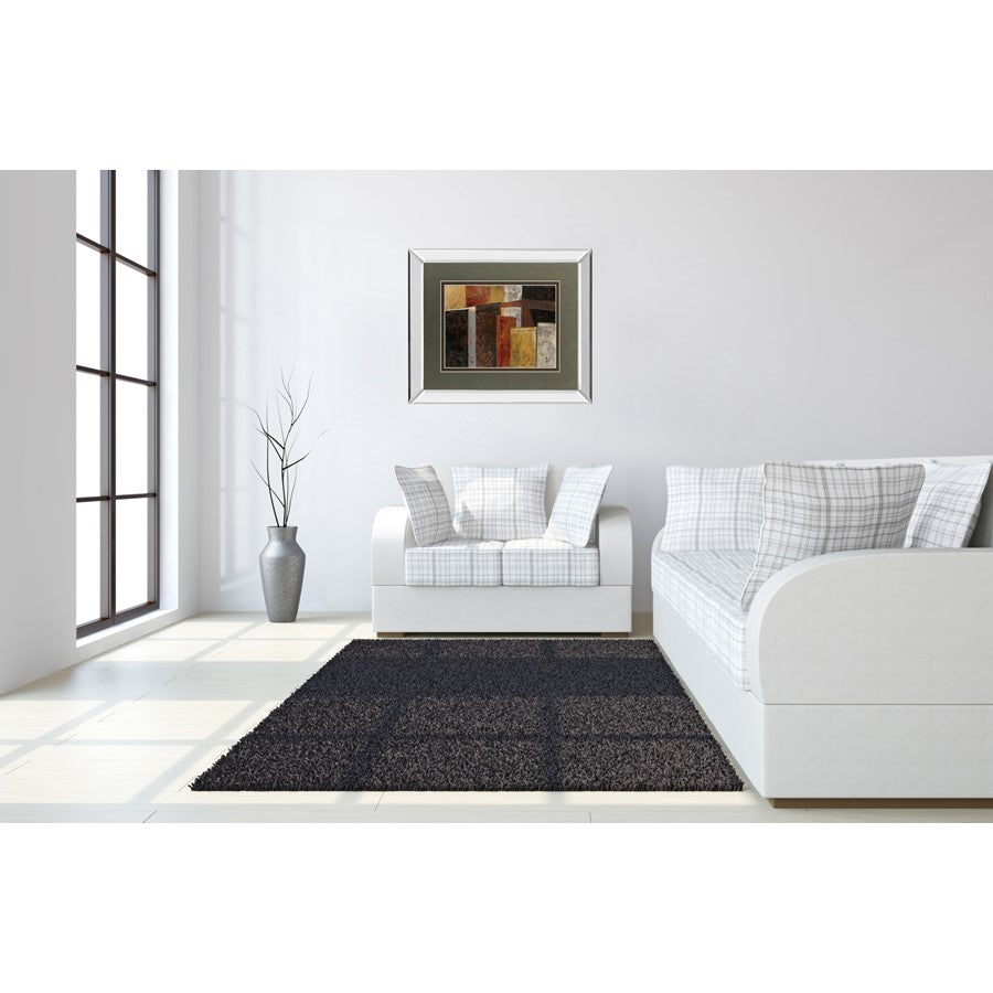 Classy Living Urban Layers 40x34in Wall Art | Contemporary Mirrored Frame with Double Mat | Living Room & Office Decor | 40 x 34 x 3 in | Model DM5271MF