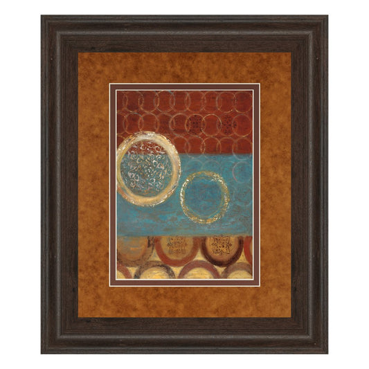 Classy Living Tanzania Harmony 34x40in Wall Art | Abstract Contemporary Cinnamon Mocha MDF Frame | Living Room & Office Decor | 34 x 40 x 1 | Model DM5295