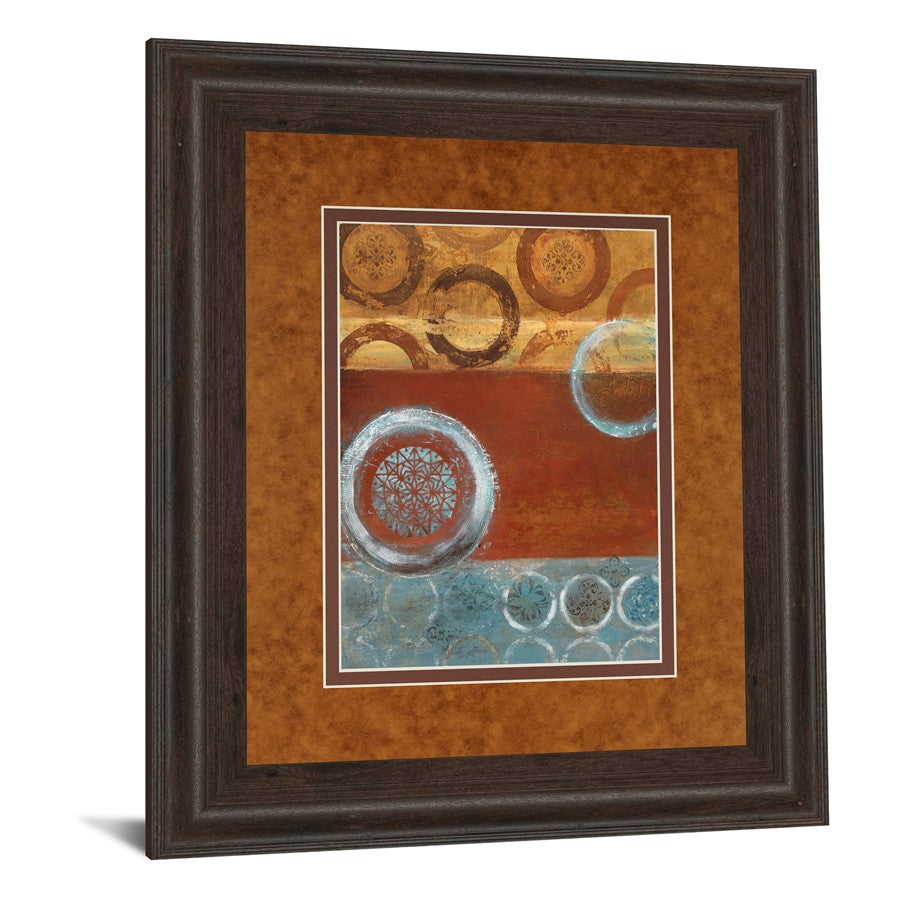 Classy Living Earth Rhythm 34x40in Wall Art | Contemporary Abstract Cinnamon Mocha MDF Frame | Living Room & Office Decor | 34 x 40 x 1 in | Model DM5296