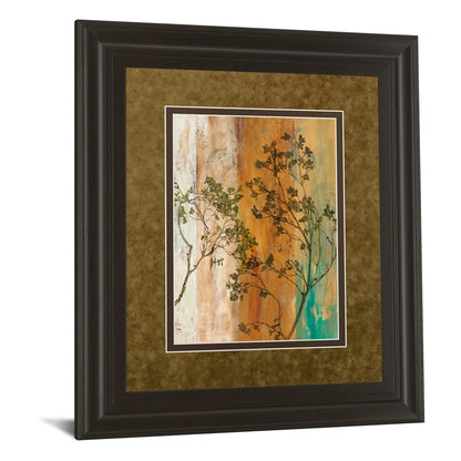 Classy Living Spring Branch II 34x40in Wall Art | Dark Chocolate Framed Contemporary Nature Print | Living Room & Office Decor | 1 x 34 x | Model DM5318