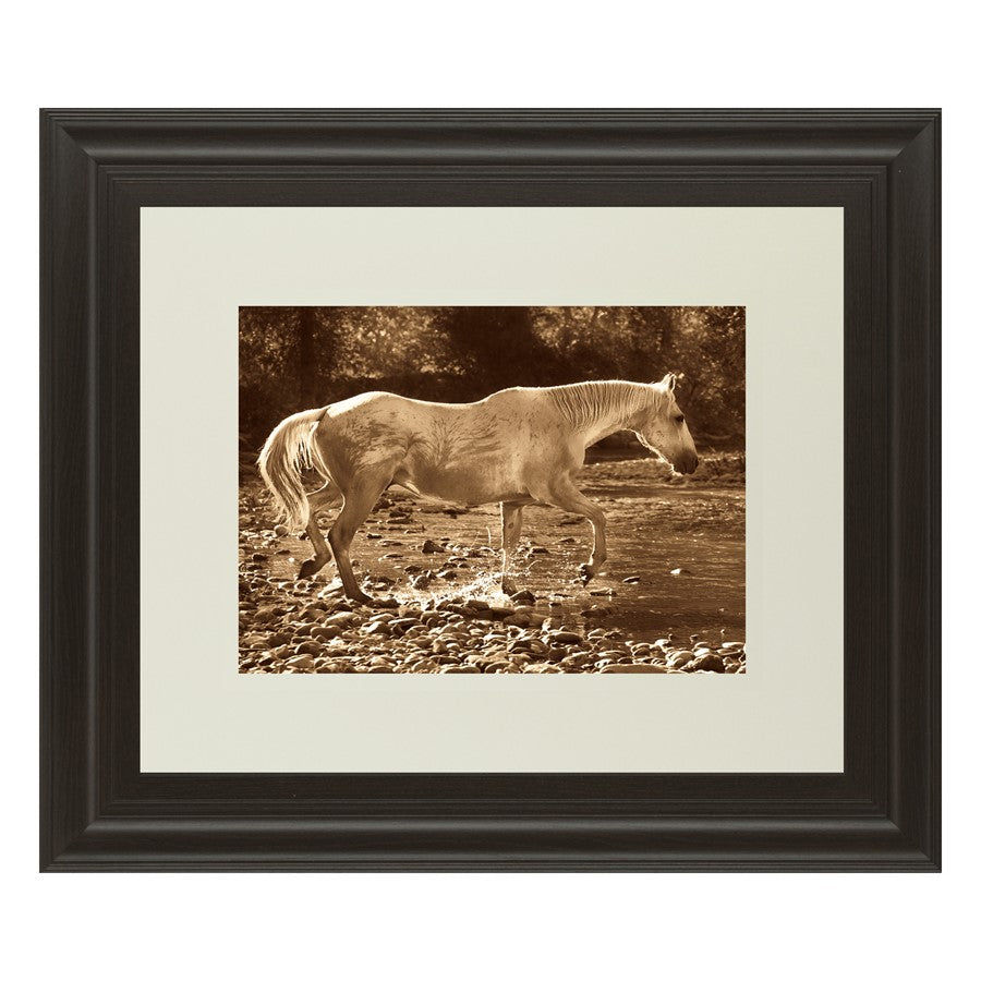 Classy Living The Crossing Wall Art 40x34in | Contemporary Dark Chocolate MDF Frame | Living Room & Office Focal Point | 1 x 40 x 34 in | Model DM5333