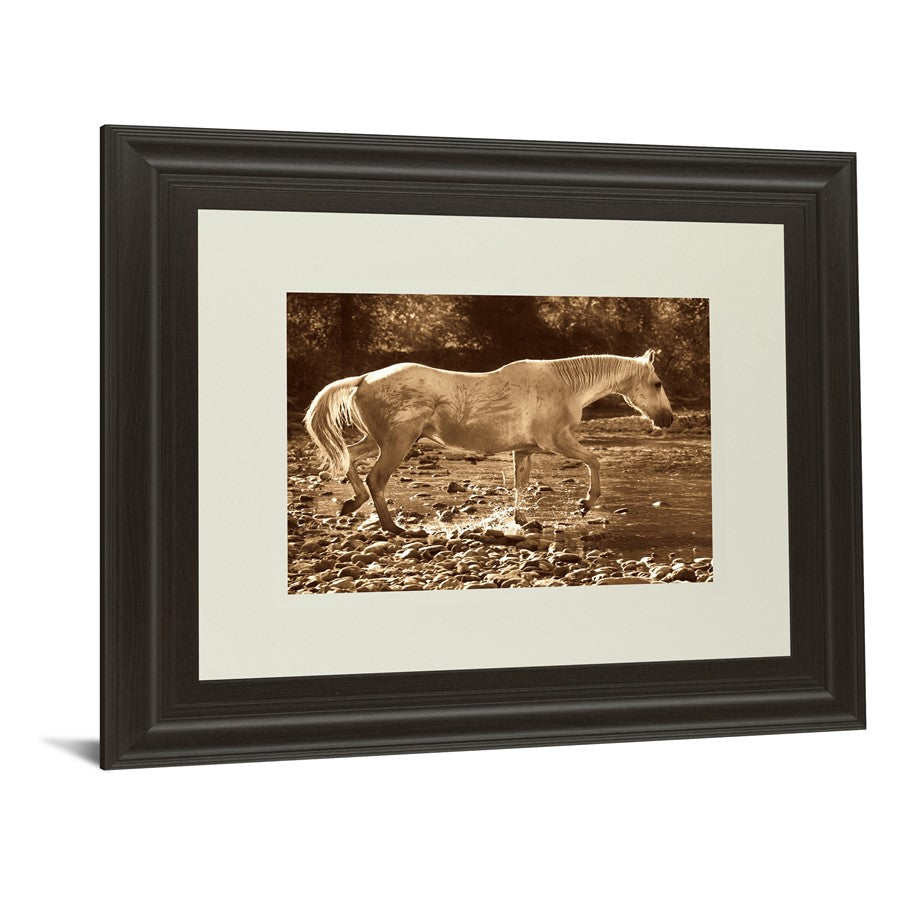 Classy Living The Crossing Wall Art 40x34in | Contemporary Dark Chocolate MDF Frame | Living Room & Office Focal Point | 1 x 40 x 34 in | Model DM5333