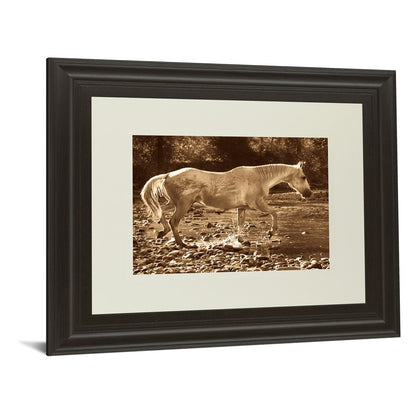 Classy Living The Crossing Wall Art 40x34in | Contemporary Dark Chocolate MDF Frame | Living Room & Office Focal Point | 1 x 40 x 34 in | Model DM5333