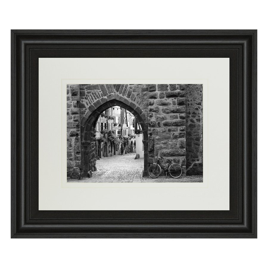 Classy Living Riquewihr Archway Wall Art 40x34in | Contemporary Midnight Aura Framed Print | Living Room & Office Decor | 40 x 34 x 1 in | Model DM5353