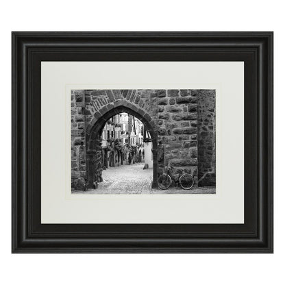 Classy Living Riquewihr Archway Wall Art 40x34in | Contemporary Midnight Aura Framed Print | Living Room & Office Decor | 40 x 34 x 1 in | Model DM5353