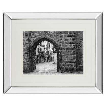 Classy Living Riquewihr Archway Wall Art 40x34in | Contemporary Mirrored Frame | Living Room & Office Gallery Decor | 40 x 34 x 3 in | Model DM5353MF