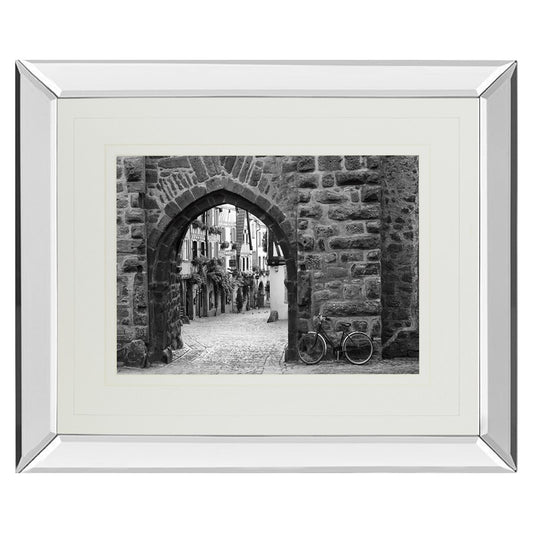Classy Living Riquewihr Archway Wall Art 40x34in | Contemporary Mirrored Frame | Living Room & Office Gallery Decor | 40 x 34 x 3 in | Model DM5353MF
