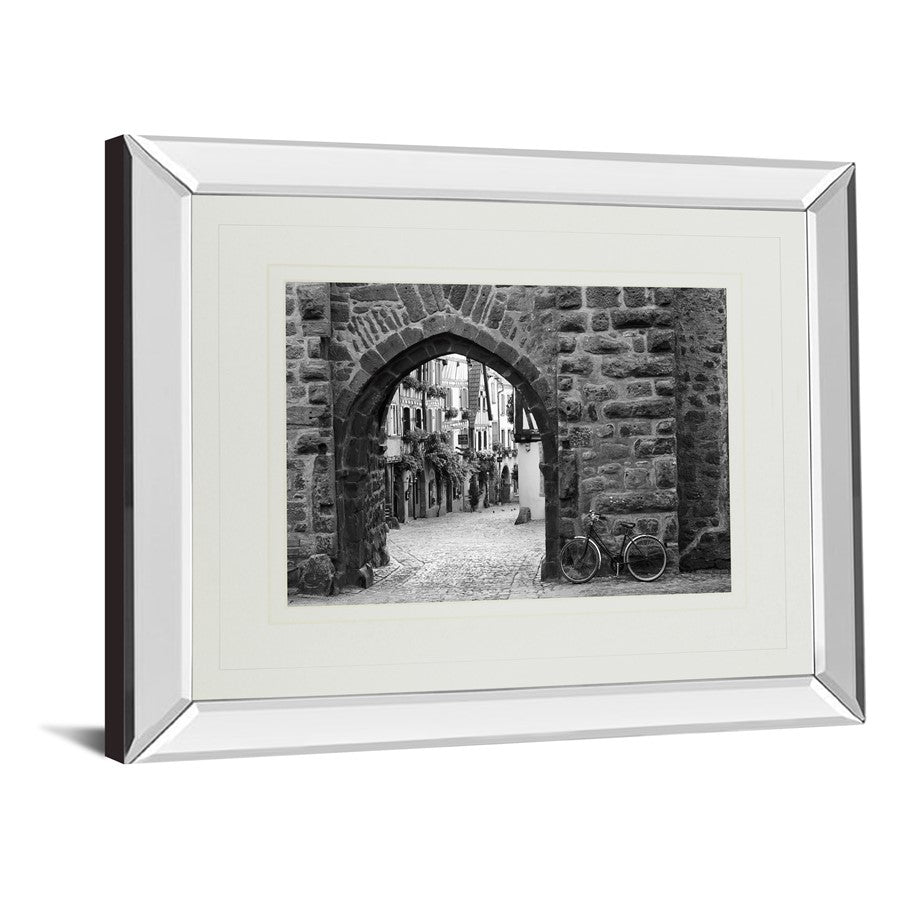 Classy Living Riquewihr Archway Wall Art 40x34in | Contemporary Mirrored Frame | Living Room & Office Gallery Decor | 40 x 34 x 3 in | Model DM5353MF