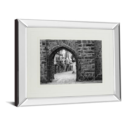 Classy Living Riquewihr Archway Wall Art 40x34in | Contemporary Mirrored Frame | Living Room & Office Gallery Decor | 40 x 34 x 3 in | Model DM5353MF