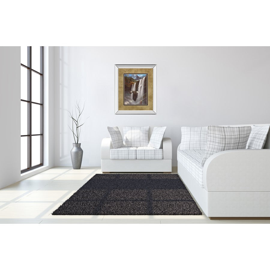 Classy Living Majestic Eagle Flight Wall Art 34x40in | Traditional Mirrored Frame with Double Matting | Living Room & Office Decor | 34 x | Model DM5366MF