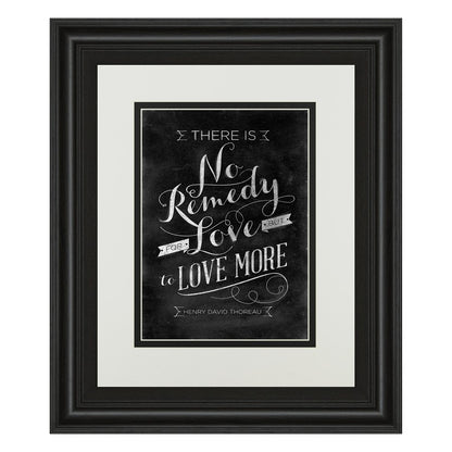 Classy Living No Remedy Wall Art 34x40in | Transitional Midnight Aura MDF Frame with Glass | Living Room & Office Inspirational Decor | 34 | Model DM5396