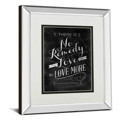 Classy Living No Remedy 34x40in Wall Art | Transitional Mirrored Frame Graphic Art | Living Room & Office Inspirational Decor | 34 x 40 x | Model DM5396MF