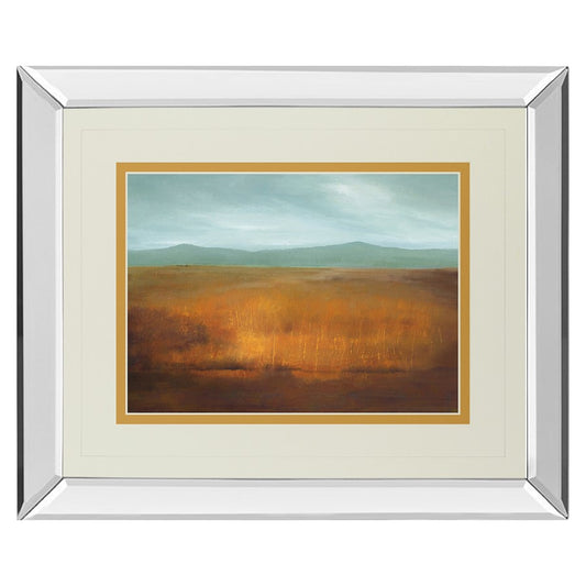 Classy Living Last Light 40x34in Wall Decor | Transitional Mirrored Frame and Double-Matted Art | Living Room, Bedroom & Office | 3 x 40 | Model DM5468MF