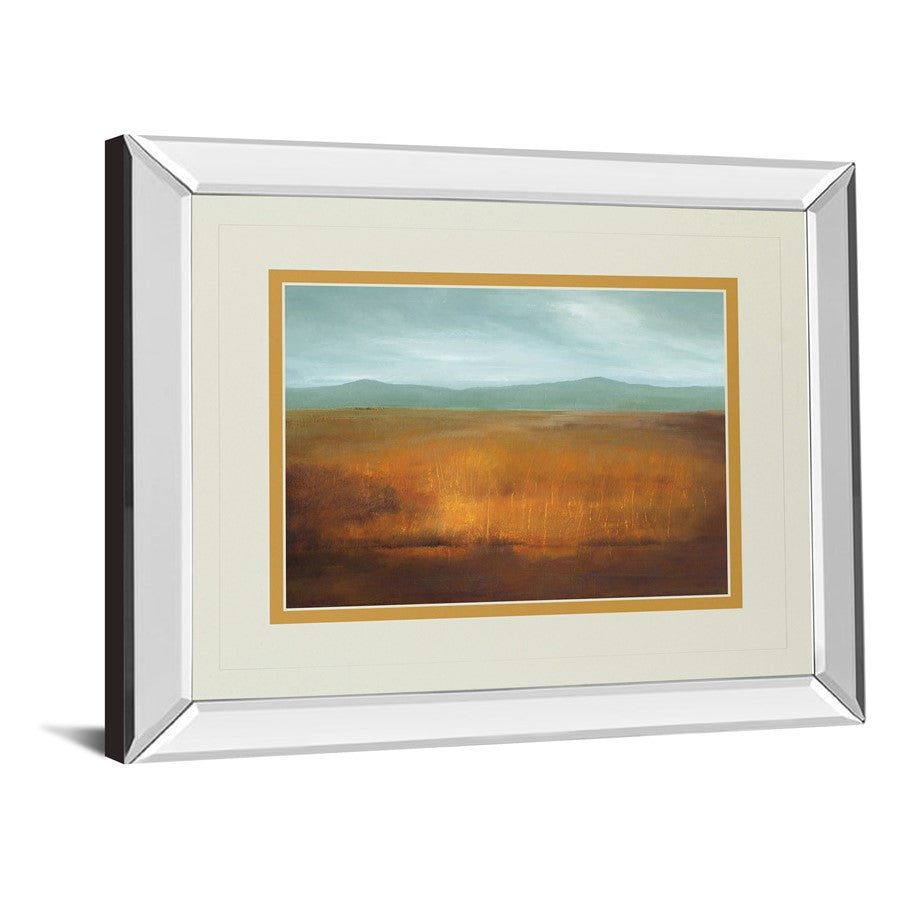 Classy Living Last Light 40x34in Wall Decor | Transitional Mirrored Frame and Double-Matted Art | Living Room, Bedroom & Office | 3 x 40 | Model DM5468MF