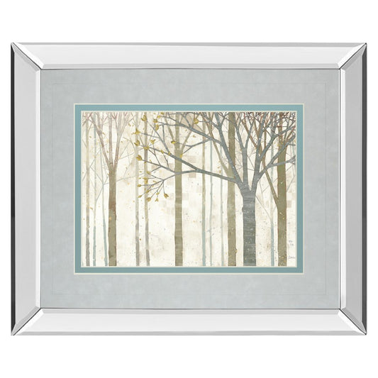 Classy Living Spring Forest Serenity Wall Art 40x34in | Contemporary Mirrored Frame | Living Room & Bedroom Decor | 40 x 34 x 3 in | Model DM5492MF