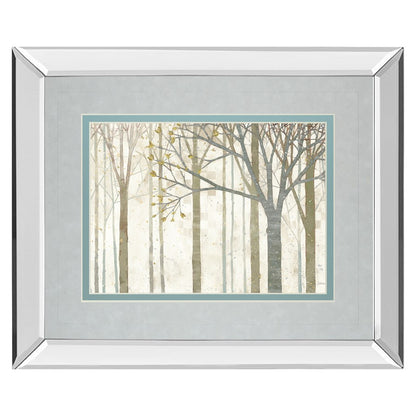 Classy Living Spring Forest Serenity Wall Art 40x34in | Contemporary Mirrored Frame | Living Room & Bedroom Decor | 40 x 34 x 3 in | Model DM5492MF