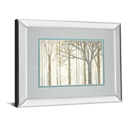 Classy Living Spring Forest Serenity Wall Art 40x34in | Contemporary Mirrored Frame | Living Room & Bedroom Decor | 40 x 34 x 3 in | Model DM5492MF