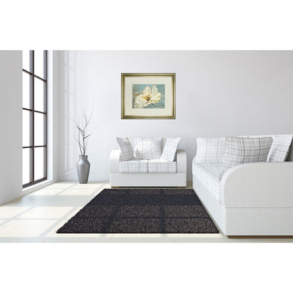 Classy Living Serene Peony Wall Art 40x34in | Traditional Floral Paper Print in Crisp Chardonnay Frame | Living Room & Bedroom Decor | 40 x | Model DM5523
