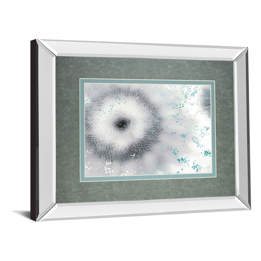 Classy Living Crystalline Bloom 40x34in Wall Art | Contemporary Mirrored Frame | Living Room & Bedroom Decor | 40 x 34 x 3 in | Model DM5528MF