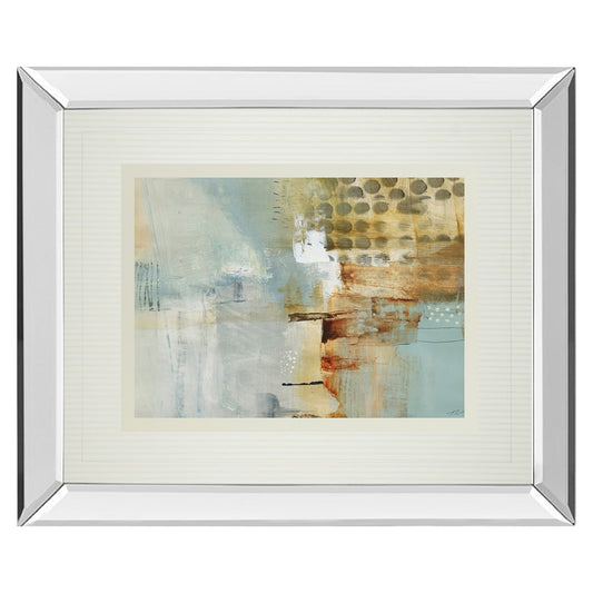 Classy Living Elegant Serenity 40x34in Wall Art | Contemporary Mirrored Frame | Living Room, Bedroom & Office Decor | 3 x 40 x 34 in | Model DM5532MF