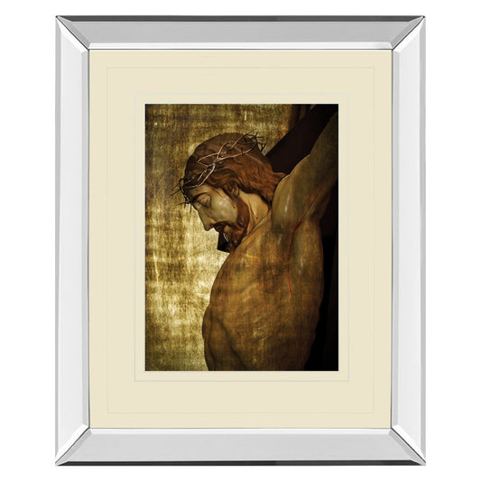 Classy Living Divine Reflection 34x40in Wall Art | Traditional Mirrored Frame with Double Matting | Living Room & Study Faith-Inspired | Model DM5563MF