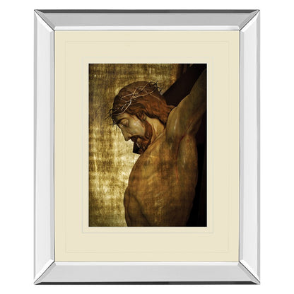 Classy Living Divine Reflection 34x40in Wall Art | Traditional Mirrored Frame with Double Matting | Living Room & Study Faith-Inspired | Model DM5563MF