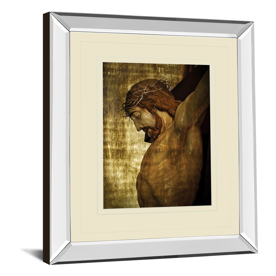 Classy Living Divine Reflection 34x40in Wall Art | Traditional Mirrored Frame with Double Matting | Living Room & Study Faith-Inspired | Model DM5563MF