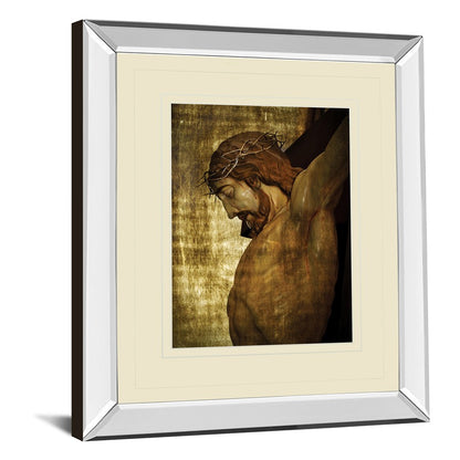Classy Living Divine Reflection 34x40in Wall Art | Traditional Mirrored Frame with Double Matting | Living Room & Study Faith-Inspired | Model DM5563MF