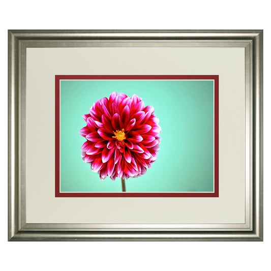 Classy Living Zenia Bloom 40x34in Wall Art | Contemporary Silver Serenity MDF Frame with Paper Print | Living Room & Bedroom Decor | 1 x 40 | Model DM5585